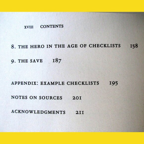 Book - The Checklist Manifesto: How to Get Things Right, by Atul Gawande - Picture 3 of 12